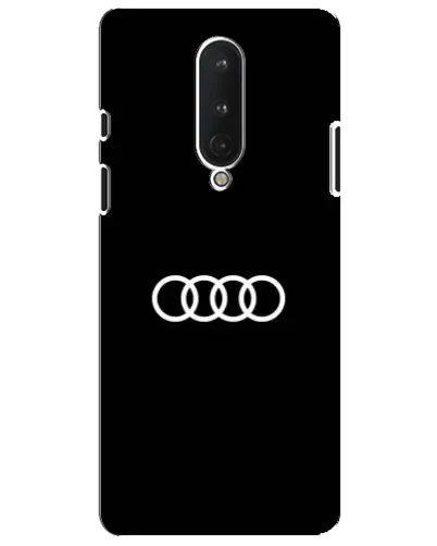 Чохол для OnePlus 8 з картинкою «Audi White Logo»