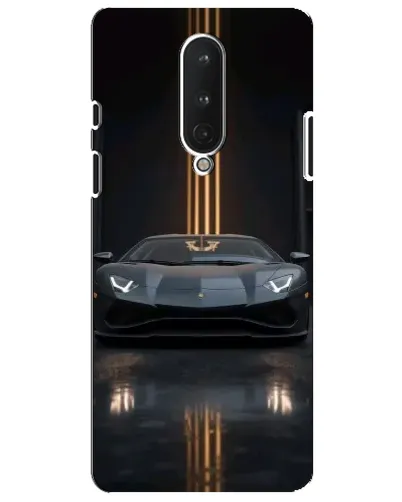 Чохол для OnePlus 8 з картинкою «Lamborghini золоті лінії»