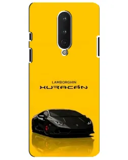 Чохол для OnePlus 8 з картинкою «Lamborghini Huracan чорний»