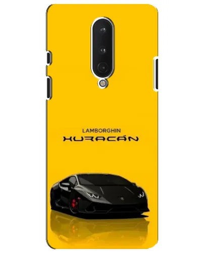 Чохол для OnePlus 8 з картинкою «Lamborghini Huracan чорний»
