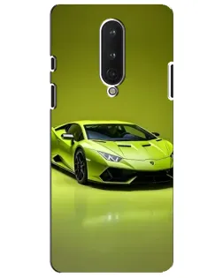 Чохол для OnePlus 8 з картинкою «Салатовий Lamborghini Huracan»