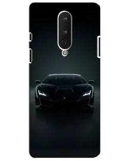 Чохол для OnePlus 8 з картинкою «Чорний Lamborghini Aventador»