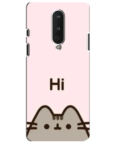Чехол для OnePlus 8 с картинкой «Пушин говорит Hi» Чехол для OnePlus 8 с картинкой «Пушин говорит Hi»