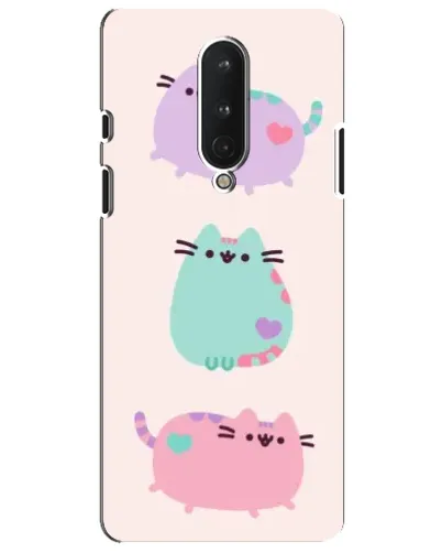 Чехол для OnePlus 8 с картинкой «Pusheen трио» Чехол для OnePlus 8 с картинкой «Pusheen трио»