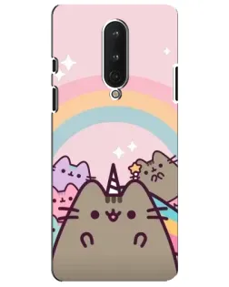 Чехол для OnePlus 8 с картинкой «Единорог Pusheen»