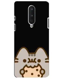 Чехол для OnePlus 8 с картинкой «Пушин на черном»
