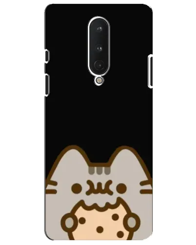 Чехол для OnePlus 8 с картинкой «Пушин на черном» Чехол для OnePlus 8 с картинкой «Пушин на черном»