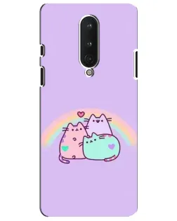 Чехол для OnePlus 8 с картинкой «Радужные Пушины»