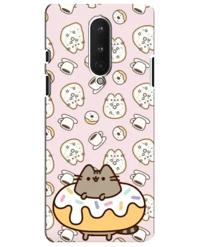 Чехол для OnePlus 8 с картинкой «Пушин на пончике» Чехол для OnePlus 8 с картинкой «Пушин на пончике»