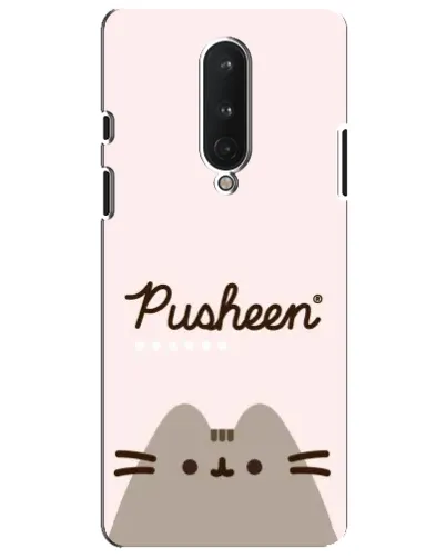 Чехол для OnePlus 8 с картинкой «Pusheen логотип» Чехол для OnePlus 8 с картинкой «Pusheen логотип»