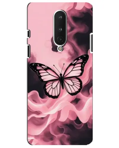 Чехол для OnePlus 8 с картинкой «Бабочка в дыму»