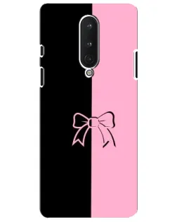 Чехол для OnePlus 8 с картинкой «Половинки банта»