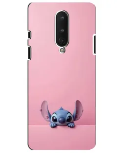 Чехол для OnePlus 8 с картинкой «Stitch выглядывает»