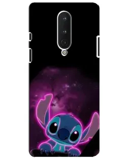 Чехол для OnePlus 8 с картинкой «Неоновый Stitch»