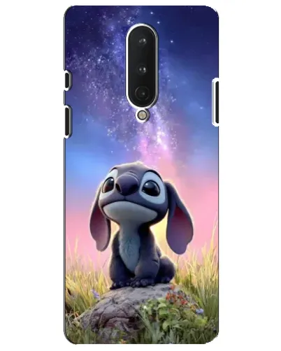 Чехол для OnePlus 8 с картинкой «Стич на рассвете»