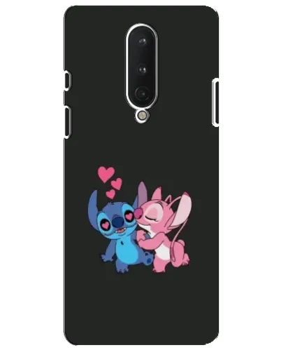 Чехол для OnePlus 8 с картинкой «Анжел целует Стича»