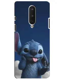 Чехол для OnePlus 8 с картинкой «Стич в облаках»