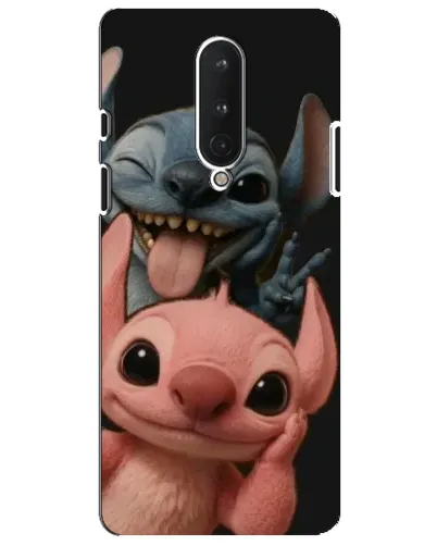 Чехол для OnePlus 8 с картинкой «Стич и Ангел»