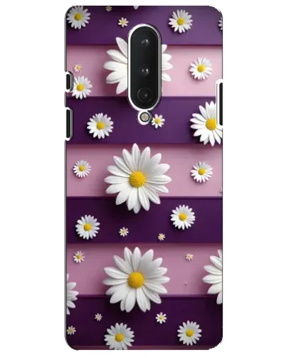 Чехол для OnePlus 8 с картинкой «Ромашки на фиолетовом» Чехол для OnePlus 8 с картинкой «Ромашки на фиолетовом»