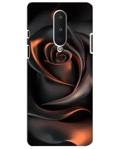 Чехол для OnePlus 8 с картинкой «Шелковая черная роза» Чехол для OnePlus 8 с картинкой «Шелковая черная роза»