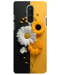Чехол для OnePlus 8 с картинкой «Подсолнух и ромашка» Чехол для OnePlus 8 с картинкой «Подсолнух и ромашка»