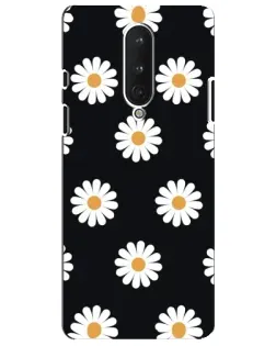 Чехол для OnePlus 8 с картинкой «Ромашки на черном» Чехол для OnePlus 8 с картинкой «Ромашки на черном»