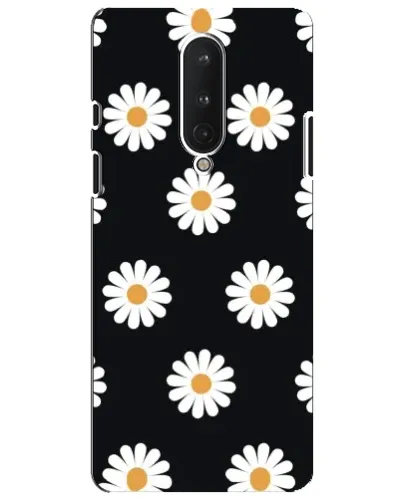 Чехол для OnePlus 8 с картинкой «Ромашки на черном» Чехол для OnePlus 8 с картинкой «Ромашки на черном»