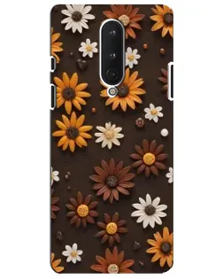 Чехол для OnePlus 8 с картинкой «Узор из маленьких подсолнухов» Чехол для OnePlus 8 с картинкой «Узор из маленьких подсолнухов»