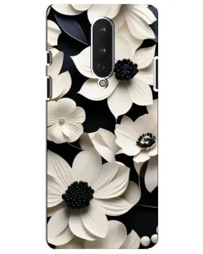 Чехол для OnePlus 8 с картинкой «Объемные белые цветы» Чехол для OnePlus 8 с картинкой «Объемные белые цветы»