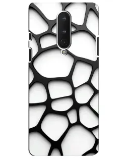 Чехол для OnePlus 8 с картинкой «Белая объемная сетка» Чехол для OnePlus 8 с картинкой «Белая объемная сетка»