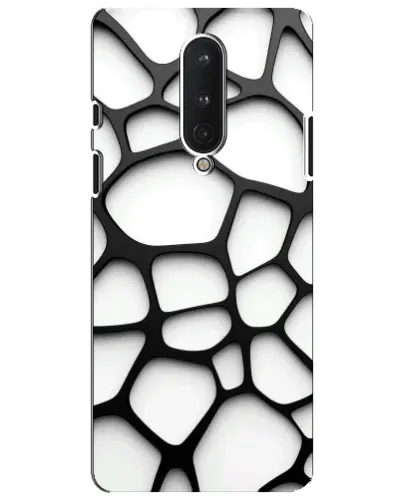 Чехол для OnePlus 8 с картинкой «Белая объемная сетка» Чехол для OnePlus 8 с картинкой «Белая объемная сетка»