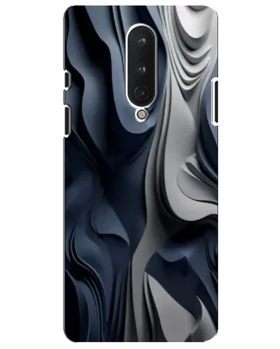 Чехол для OnePlus 8 с картинкой «Объемные синие складки» Чехол для OnePlus 8 с картинкой «Объемные синие складки»