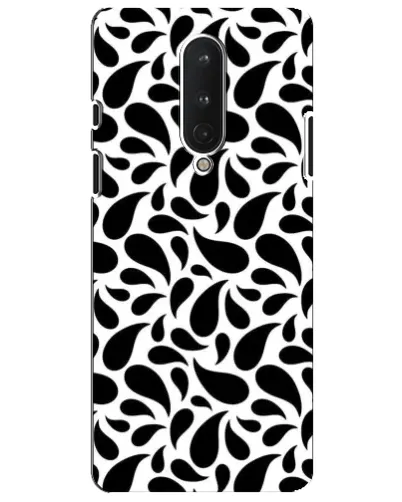 Чехол для OnePlus 8 с картинкой «Контрастные черные капли» Чехол для OnePlus 8 с картинкой «Контрастные черные капли»