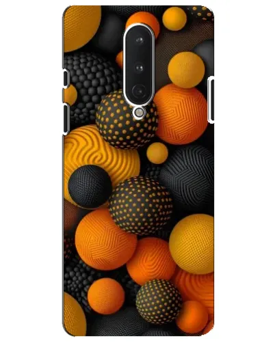 Чехол для OnePlus 8 с картинкой «Объемные оранжевые сферы» Чехол для OnePlus 8 с картинкой «Объемные оранжевые сферы»
