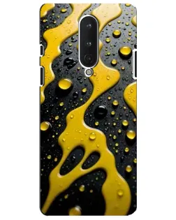 Чехол для OnePlus 8 с картинкой «Жидкое желтое золото»