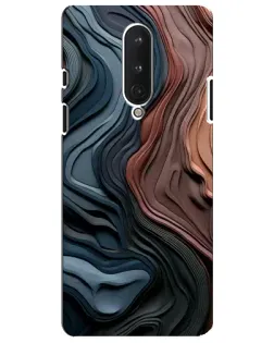 Чехол для OnePlus 8 с картинкой «Цветные волны каньона»