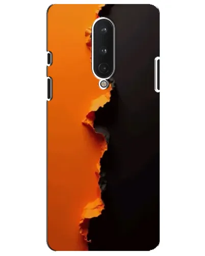 Чехол для OnePlus 8 с картинкой «Оранжевый разлом» Чехол для OnePlus 8 с картинкой «Оранжевый разлом»