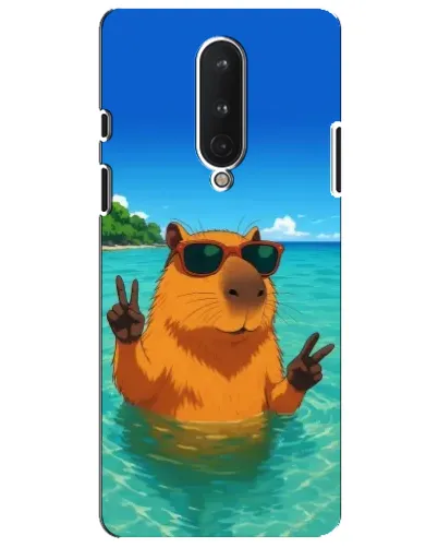 Чохол для OnePlus 8 з картинкою «Морська капібара» Чохол для OnePlus 8 з картинкою «Морська капібара»