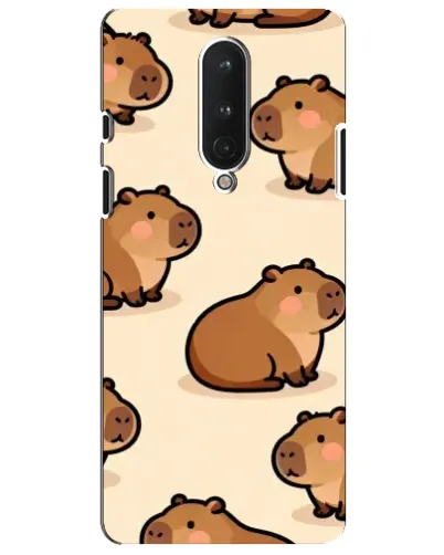 Чохол для OnePlus 8 з картинкою «Паттерн милих капібар» Чохол для OnePlus 8 з картинкою «Паттерн милих капібар»