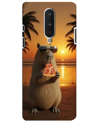 Чохол для OnePlus 8 з картинкою «Капібара з піцою» Чохол для OnePlus 8 з картинкою «Капібара з піцою»
