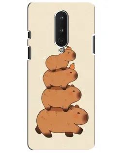 Чохол для OnePlus 8 з картинкою «Вежа з капібар»
