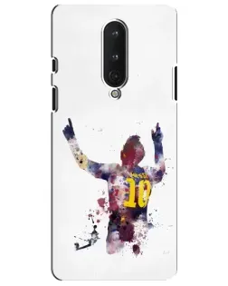 Чохол для OnePlus 8 з картинкою «Акварельний Мессі Барселона»