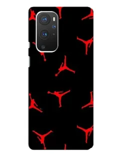 Чехол для OnePlus 9 Pro с картинкой «Jordan Red Pattern» Чехол для OnePlus 9 Pro с картинкой «Jordan Red Pattern»