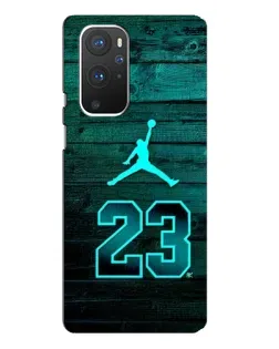 Чехол для OnePlus 9 Pro с картинкой «Jordan Cyan 23»