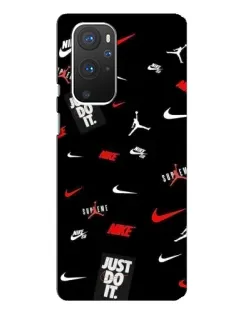 Чехол для OnePlus 9 Pro с картинкой «Nike Mix Pattern»