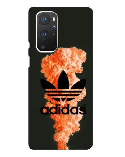 Чехол для OnePlus 9 Pro с картинкой «Оранжевый дым Adidas»