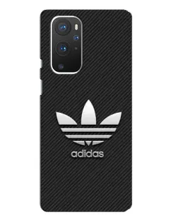 Чехол для OnePlus 9 Pro с картинкой «Adidas Карбоновая текстура»