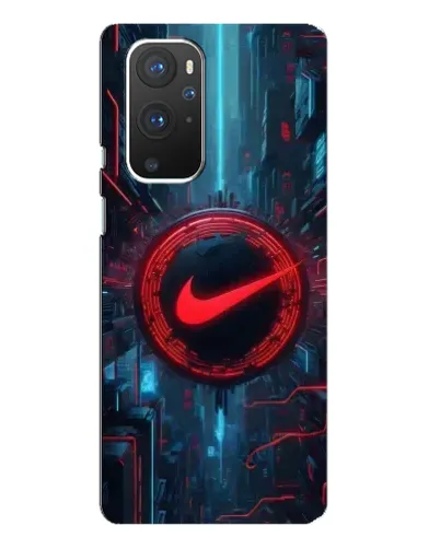Чехол для OnePlus 9 Pro с картинкой «Техногенный стиль Nike»