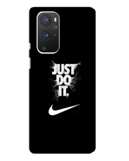 Чехол для OnePlus 9 Pro с картинкой «Текстовый принт Nike»