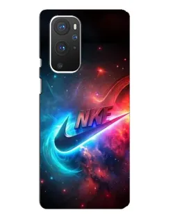 Чехол для OnePlus 9 Pro с картинкой «Огненный логотип Nike»